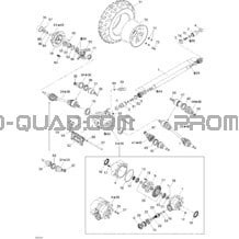 Système Entraînement Avant pour Can-am Toutes les cylindrées 2005 Traxter Max CVT 650