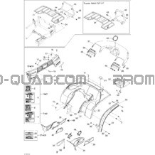 Carrosserie Et Accessoires pour Can-am Toutes les cylindrées 2005 Traxter Max CVT 650