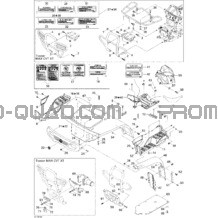 Carrosserie Et Accessoires pour Can-am Toutes les cylindrées 2005 Traxter Max CVT 650