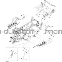 Châssis pour Can-am Toutes les cylindrées 2005 Traxter Max CVT 650
