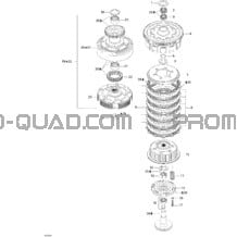 Embrayage pour Can-am Toutes les cylindrées 2005 Traxter Max Std & Max XT