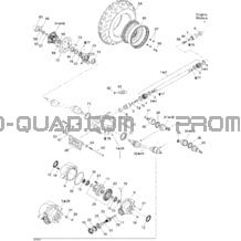Système Entraînement Avant pour Can-am Toutes les cylindrées 2005 Traxter Max Std & Max XT