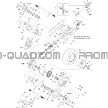Système Entraînement Arrière pour Can-am Toutes les cylindrées 2005 Traxter Max Std & Max XT