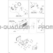 Accessoires Électriques pour Can-am Toutes les cylindrées 2005 Traxter Max Std & Max XT