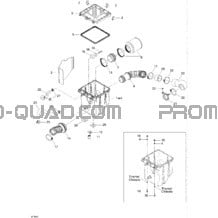 Admission Air pour Can-am Toutes les cylindrées 2005 Traxter XL