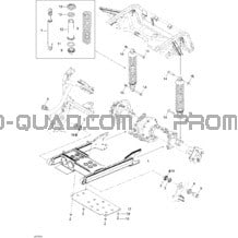 Suspension Arrière pour Can-am Toutes les cylindrées 2005 Traxter XL
