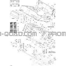 Boîte De Rangement Arrière pour Can-am Toutes les cylindrées 2005 Traxter XL