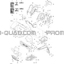 Carrosserie Et Accessoires pour Can-am Toutes les cylindrées 2005 Traxter XL