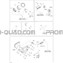 Accessoires Électriques pour Can-am Toutes les cylindrées 2005 Traxter XL