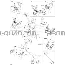 Système Direction pour Can-am Toutes les cylindrées 2005 Traxter XT