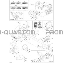 Carrosserie Et Accessoires (Avant) pour Can-am Toutes les cylindrées 2005 Traxter XT