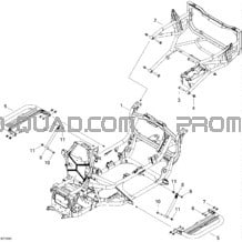 Châssis pour Can-am Toutes les cylindrées 2005 Traxter XT