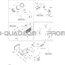 Accessoires Électriques pour Can-am Toutes les cylindrées 2005 Traxter XT