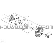 Poulie Motrice pour Can-am Toutes les cylindrées 2006 DS 250 NA   Inter