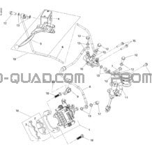 Freins Arrières pour Can-am Toutes les cylindrées 2006 DS 250 NA   Inter