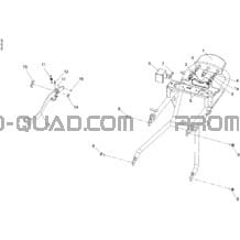 Châssis Arrière pour Can-am Toutes les cylindrées 2006 DS 250 NA   Inter