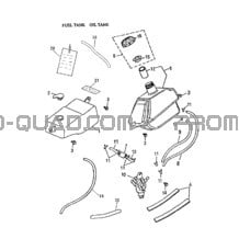 Fuel Tank pour Can-am Toutes les cylindrées 2006 strokes