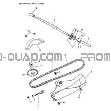 Rear Wheel Axle pour Can-am Toutes les cylindrées 2006 strokes