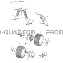Front Wheel pour Can-am Toutes les cylindrées 2006 strokes