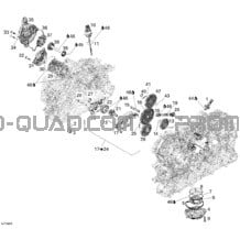 Lubrification Moteur pour Can-am Toutes les cylindrées 2006 Outlander 400 XT 4 X 4