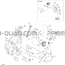Système Alimentation pour Can-am Toutes les cylindrées 2006 Outlander 400 XT 4 X 4