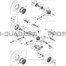 Système Entraînement Arrière XT pour Can-am Toutes les cylindrées 2006 Outlander 400 XT 4 X 4