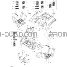 Carrosserie Et Accessoires pour Can-am Toutes les cylindrées 2006 Outlander 400 XT 4 X 4