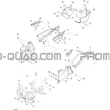 Carrosserie Et Accessoires pour Can-am Toutes les cylindrées 2006 Outlander 400 XT 4 X 4