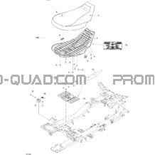 Siège pour Can-am Toutes les cylindrées 2006 Outlander 400 XT 4 X 4