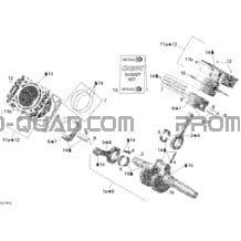 Vilebrequin pour Can-am Toutes les cylindrées 2006 Outlander 650 STD 4 X 4