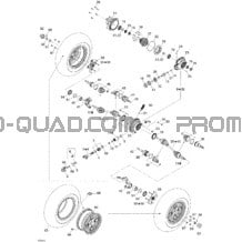 Système Entraînement Avant STD pour Can-am Toutes les cylindrées 2006 Outlander 650 STD 4 X 4