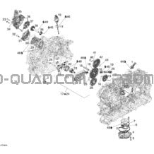 Lubrification Moteur pour Can-am Toutes les cylindrées 2006 Outlander MAX 400 XT 4 X 4