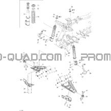 Suspension Avant pour Can-am Toutes les cylindrées 2006 Outlander MAX 400 XT 4 X 4
