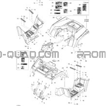 Carrosserie Et Accessoires pour Can-am Toutes les cylindrées 2006 Outlander MAX 400 XT 4 X 4