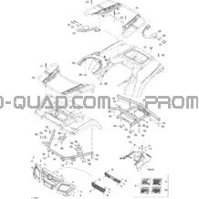 Carrosserie Et Accessoires pour Can-am Toutes les cylindrées 2006 Outlander MAX 400 XT 4 X 4