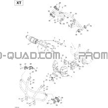 Carrosserie Et Accessoires 4 pour Can-am Toutes les cylindrées 2006 Outlander MAX 650 XT 4 X 4