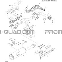 Système Échappement Europe pour Can-am Toutes les cylindrées 2006 Outlander MAX 800 XT 4 X 4
