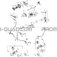 Freins Hydraulique EUROPE pour Can-am Toutes les cylindrées 2006 Rally 175