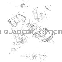 Carrosserie Et Accessoires pour Can-am Toutes les cylindrées 2006 Rally 175