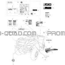 Décalques pour Can-am Toutes les cylindrées 2006 Rally 175