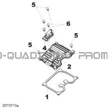 Couvercle Soupape pour Can-am Toutes les cylindrées 2007 DS 250 NA   Inter