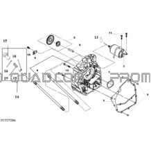 Demi-Carter Droit pour Can-am Toutes les cylindrées 2007 DS 250