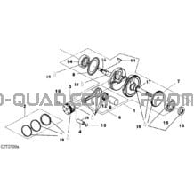 Vilebrequin Et Pistons pour Can-am Toutes les cylindrées 2007 DS 250