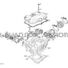 Culasse pour Can-am Toutes les cylindrées 2007 DS 650 X