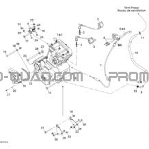 Moteur 1 pour Can-am Toutes les cylindrées 2007 DS 650 X