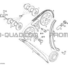 Soupapes 2 pour Can-am Toutes les cylindrées 2007 DS 650 X