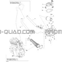 Admission Air pour Can-am Toutes les cylindrées 2007 DS 650 X