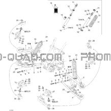 Suspension Avant pour Can-am Toutes les cylindrées 2007 DS 650 X
