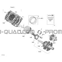 Cylindre pour Can-am Toutes les cylindrées 2007 Outlander 400 STD 4 X 4