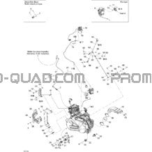 Moteur Et Support Moteur pour Can-am Toutes les cylindrées 2007 Outlander 400 STD 4 X 4